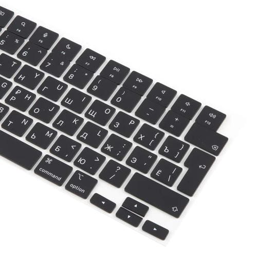Large Keys Apple MacBook A2442, A2485, A2779, A2780, A2991, A2992, A2918 (British Version) Russian Language