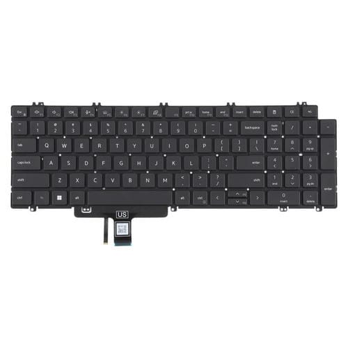 Teclado Retroiluminado Portátil Dell Latitude 3540 5520 5521 5530 5531 5540 (Versão EUA) (Preto)