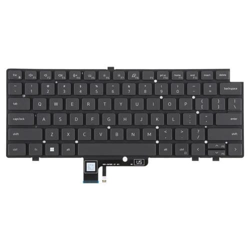Teclado Retroiluminado Portátil Dell Latitude 7340, 7440 y 7640 (Versão EUA) (Preto)