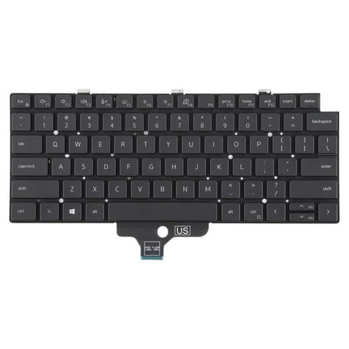 Teclado Retroiluminado Dell Latitude 5320 7320 Versión USA Portátil (Negro)