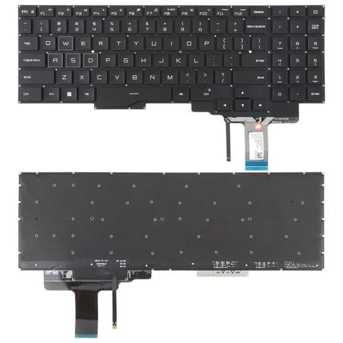 Teclado Retroiluminado Portátil Xiaomi Redmi G 2021, 2020, XMG2003-AJ / AB / -AL, RMG2104-AJ, 2102-AB, Gaming RMG2103 (Versão EUA) (Preto)