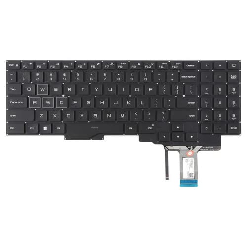 Teclado Retroiluminado Portátil Xiaomi Redmi G 2021, 2020, XMG2003-AJ / AB / -AL, RMG2104-AJ, 2102-AB, Gaming RMG2103 (Versão EUA) (Preto)