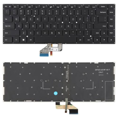 Teclado Retroiluminado Portátil Xiaomi Redmi Book 16 Z3725 (2024 2025) (Negro) Versão EUA