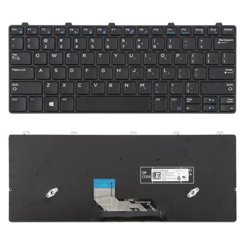 Teclado portátil Dell Latitude 3180, 3189 y 3380 Versão EUA (Preto)