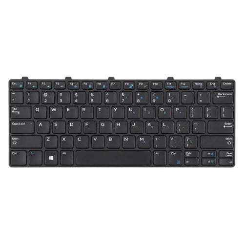 Teclado portátil Dell Latitude 3180, 3189 y 3380 Versão EUA (Preto)