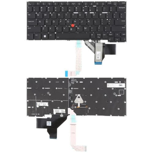Teclado Lenovo ThinkPad X13 Gen 4 Versão EUA com ponteiro (Preto)