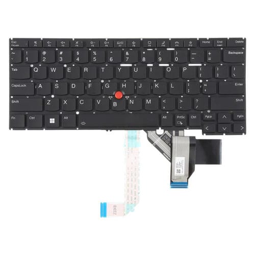 Teclado Lenovo ThinkPad X13 Gen 4 Versão EUA com ponteiro (Preto)