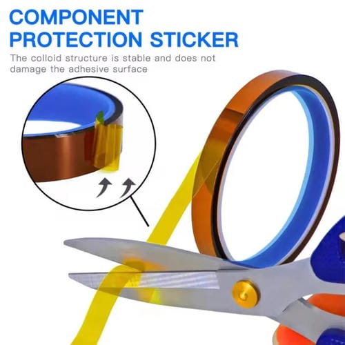 Nastro di Riparazione Batterie PCB Resistente alle Alte Temperature 400 °C 10mm x 35 m