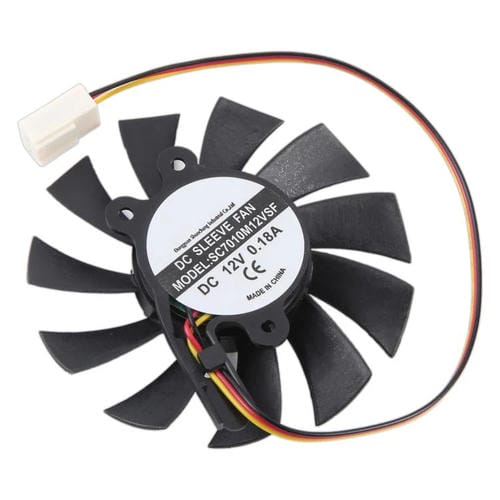 Ventilador de Arrefecimento de 3 pinos para SEEWO SC7010M12VSF DC12V 0,18 A