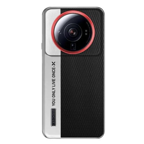 Funda de cuero con textura de diamante para Xiaomi 12S Ultra (negro)