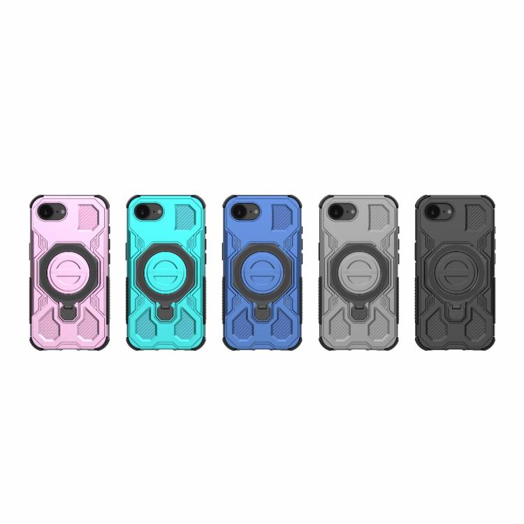 Funda magnética de TPU y PC MagSafe de color sólido para iPhone 16e y J-20 (gris)