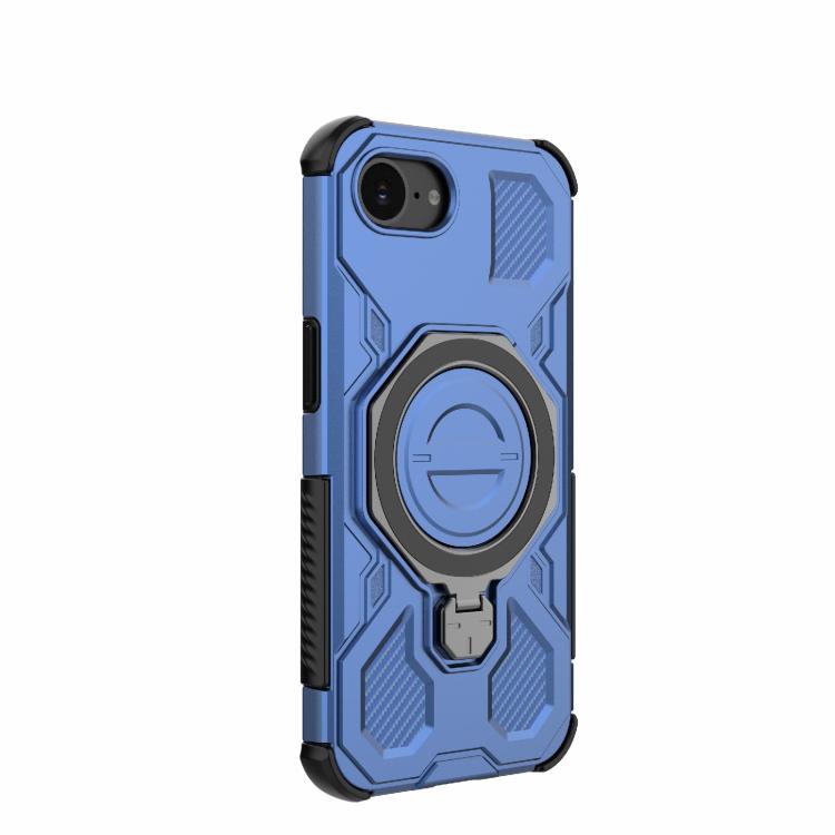Funda magnética de TPU y PC MagSafe de color sólido para iPhone 16e J-20 (azul)
