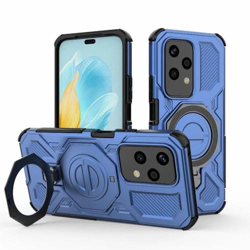 Funda magnética de TPU y PC MagSafe para Honor 200 Lite 5G Global J-20 (color sólido, azul)