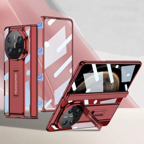 Funda magnética plegable GKK para Huawei Mate X6 (roja)