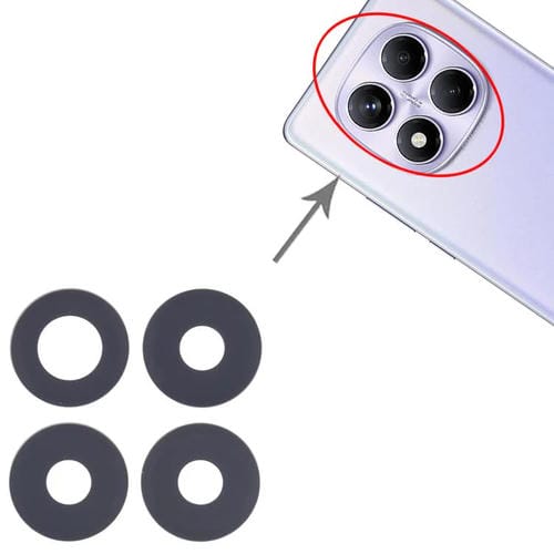 Rückfahrkameraobjektive Xiaomi Redmi Note 14 Pro 4G (10 Stück)