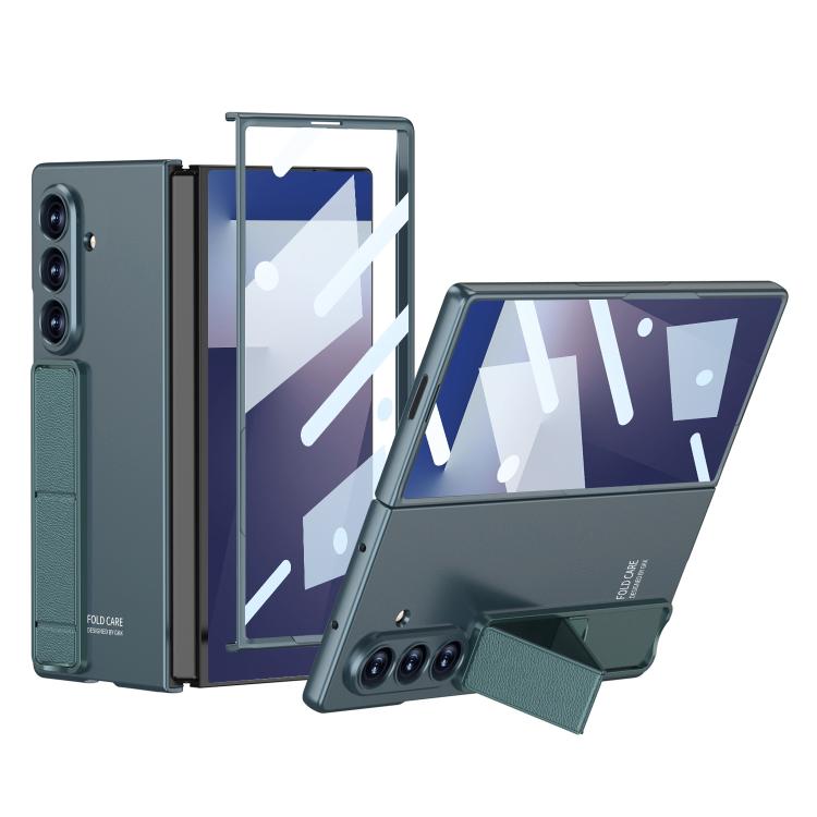 Funda ultrafina GKK con soporte para Samsung Galaxy Z Fold7 5G (verde)