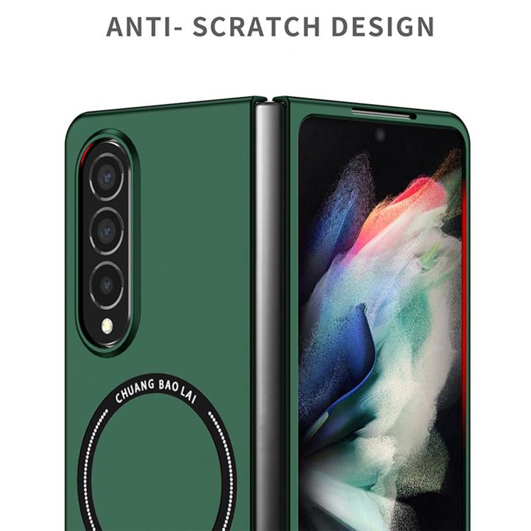 Funda de PC Kalebol MagSafe a prueba de golpes y esmerilada para Samsung Galaxy Z Fold6 (azul real)