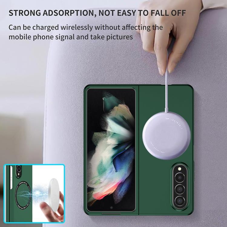 Funda de PC Kalebol MagSafe a prueba de golpes y esmerilada para Samsung Galaxy Z Fold6 (azul real)