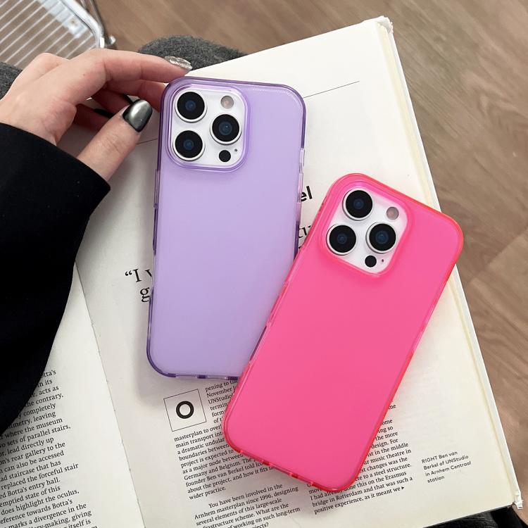 Funda de TPU transparente y cómoda para iPhone 15 Plus (blanca)