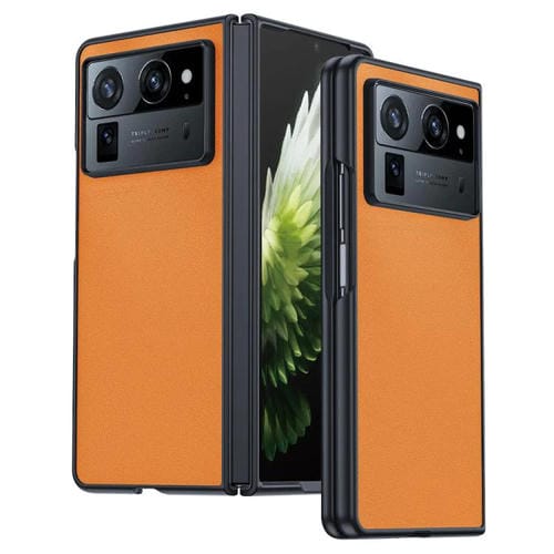 Funda ultrafina de piel lisa para Tecno Phantom V Fold2 (negra)