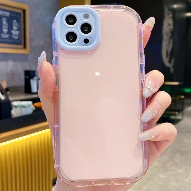 Funda de TPU + PC con MagSafe de colores vibrantes para iPhone 12 Pro Max (rosa)