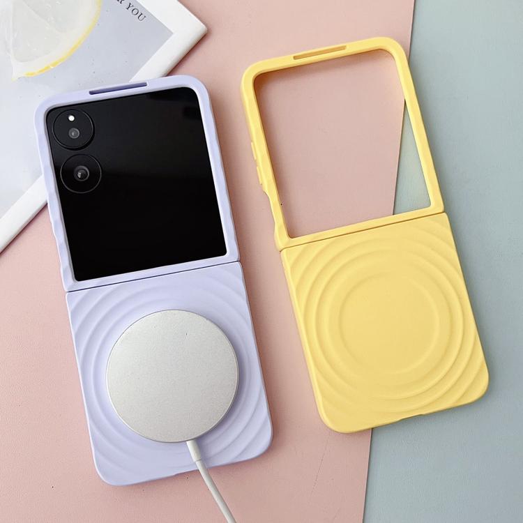Funda para Xiaomi Mix Flip Wave Texture MagSafe con tacto suave (verde menta)