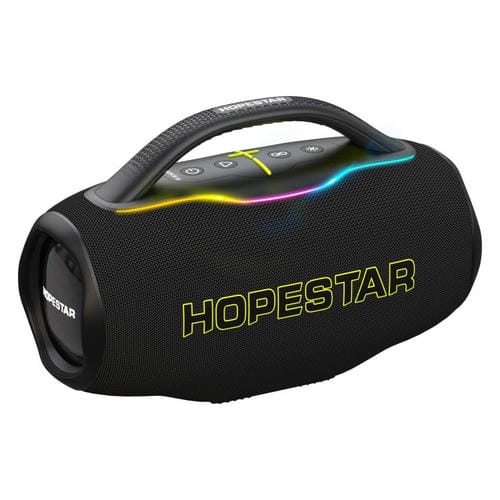 Altavoz Bluetooth portátil HOPESTAR H87 de 70 W para exteriores, resistente al agua, compatible con conector de 3,5 mm (negro)
