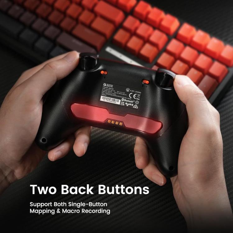 Mando inalámbrico GameSir Nova 2 Lite trimodo para Switch, Steam, PC, iOS y Android (negro)