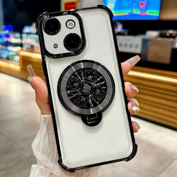 Funda con soporte giratorio para iPhone 14 (negra)