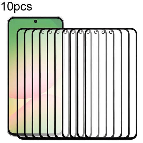 Lentes de Cristal Exterior Samsung Galaxy A56 SM-A566B con Adhesivo OCA (10 Unidades)