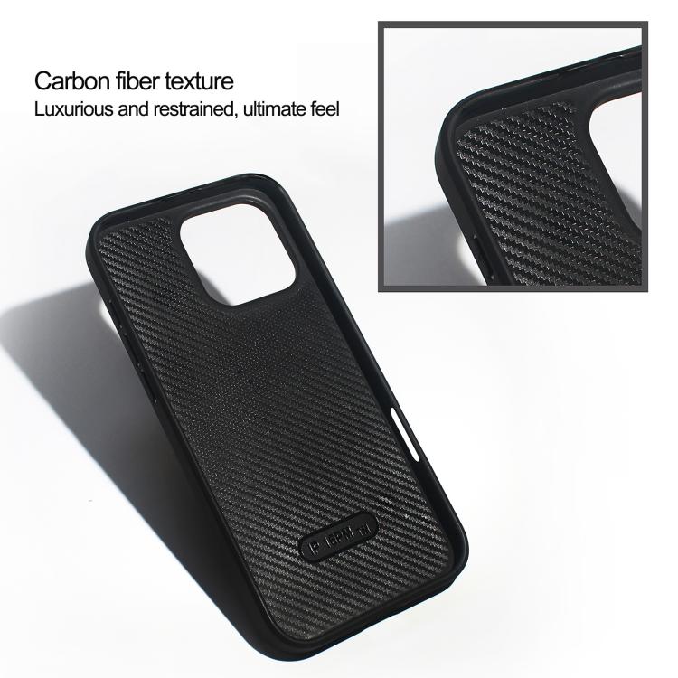 Funda trasera MagSafe de PU con textura de lichi para iPhone 12/12 Pro (azul)