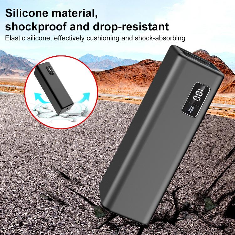 Funda protectora de silicona para batería externa CUKTECH 15 SE de 20000 mAh y 100 W (negra)