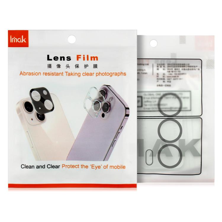 Funda para iPhone 16/16 Plus con película de cristal imak para lente de cámara trasera, versión exclusiva con autoposicionamiento