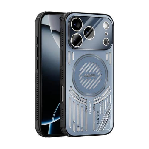 Funda ABEEL Ice Fox Series con disipador de calor magnético para iPhone 17 Pro (azul)