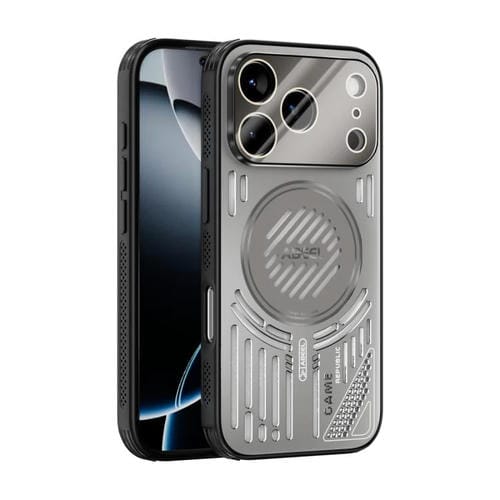 Funda ABEEL Ice Fox Series para iPhone 17 Pro con disipador de calor Magsafe (gris titanio)