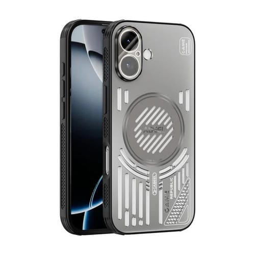 Funda ABEEL Ice Fox para iPhone 17 con disipador de calor magnético (gris titanio)