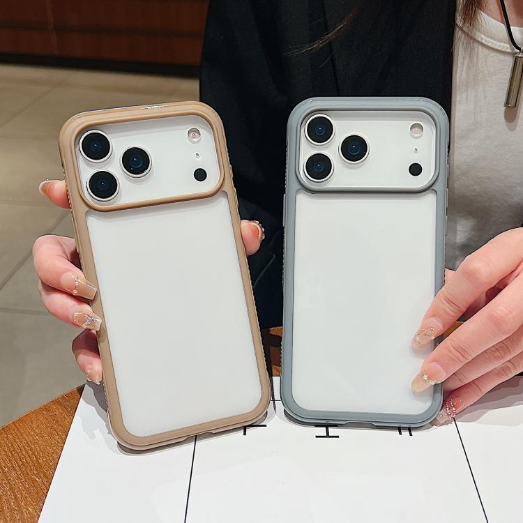 Funda de acrílico TPU transparente con borde liso para Samsung Galaxy S25 Ultra/S24 Ultra 5G (azul rey)
