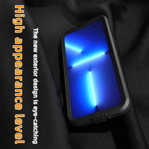 Funda RedPepper para Samsung Galaxy S24+ 5G, resistente al agua IP68, triple protección MagSafe (negra)