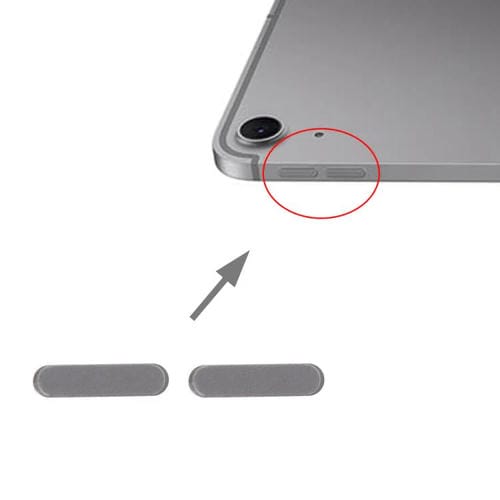 Bouton de contrôle du volume Apple iPad Air 11 pouces (2024) et Air 13 pouces (2024) (Gris)
