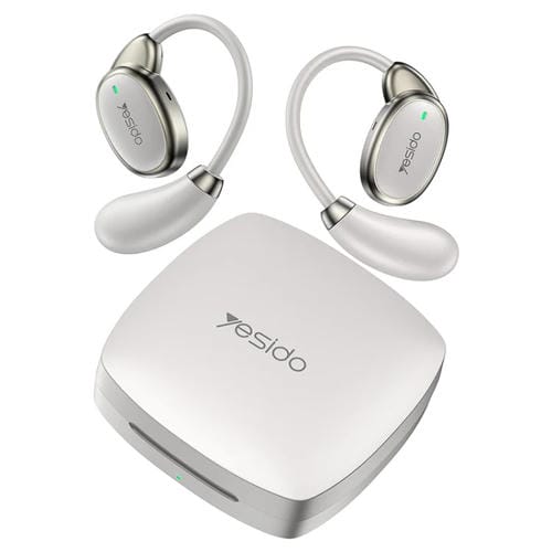 Auriculares inalámbricos Bluetooth abiertos Yesido Ysp19 Ows (Blancos)