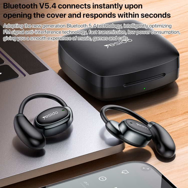 Auriculares Inalámbricos Bluetooth Yesido Ysp19 Ows Abiertos (Negro)