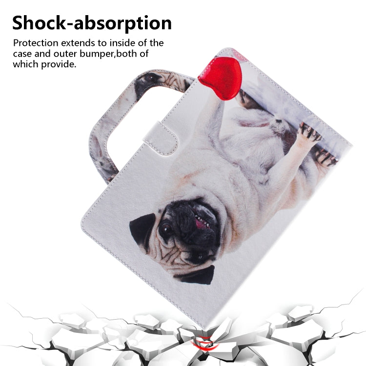 Funda de Cuero con Tapa Horizontal con Diseño de Perro para iPad Mini (2019) Mini 1/2/3/4 con Soporte Ranura para Tarjeta y Billetera