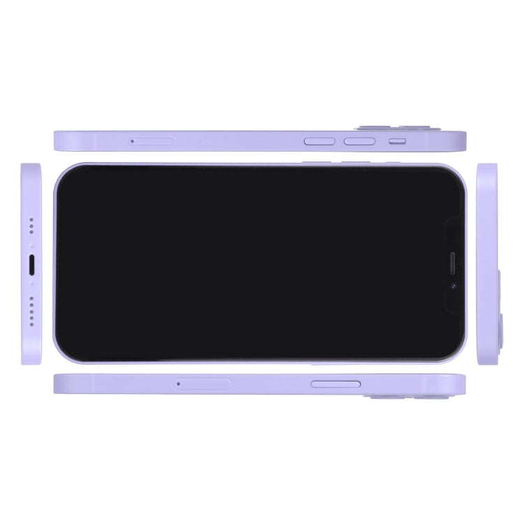 Para iPhone 12 Pantalla negra Modelo de pantalla ficticia falsa que no funciona (Púrpura)