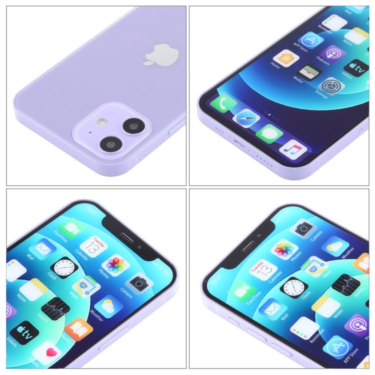 Para iPhone 12 Pantalla a color Modelo de pantalla ficticia falsa que no funciona (Púrpura)