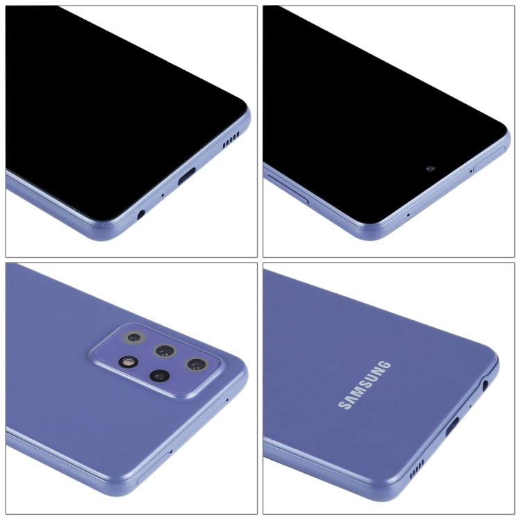 Para Samsung Galaxy A52 5G Pantalla negra Modelo de pantalla ficticia falsa que no funciona (Púrpura)