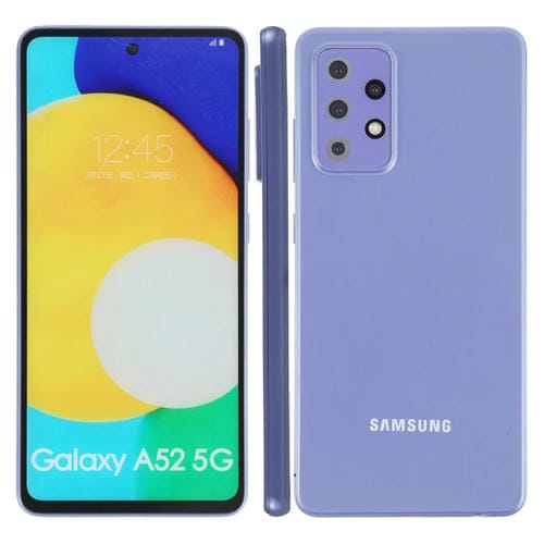 Para Samsung Galaxy A52 5G Pantalla a color Modelo de pantalla ficticia falsa que no funciona (Púrpura)