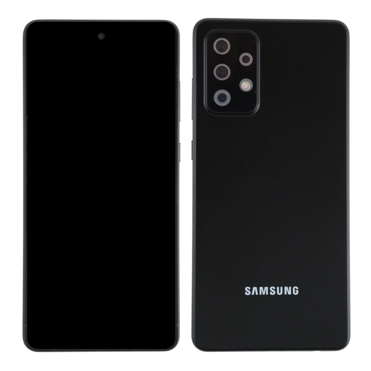 Para Samsung Galaxy A72 5G Pantalla negra Modelo de pantalla ficticia falsa que no funciona (Negro)