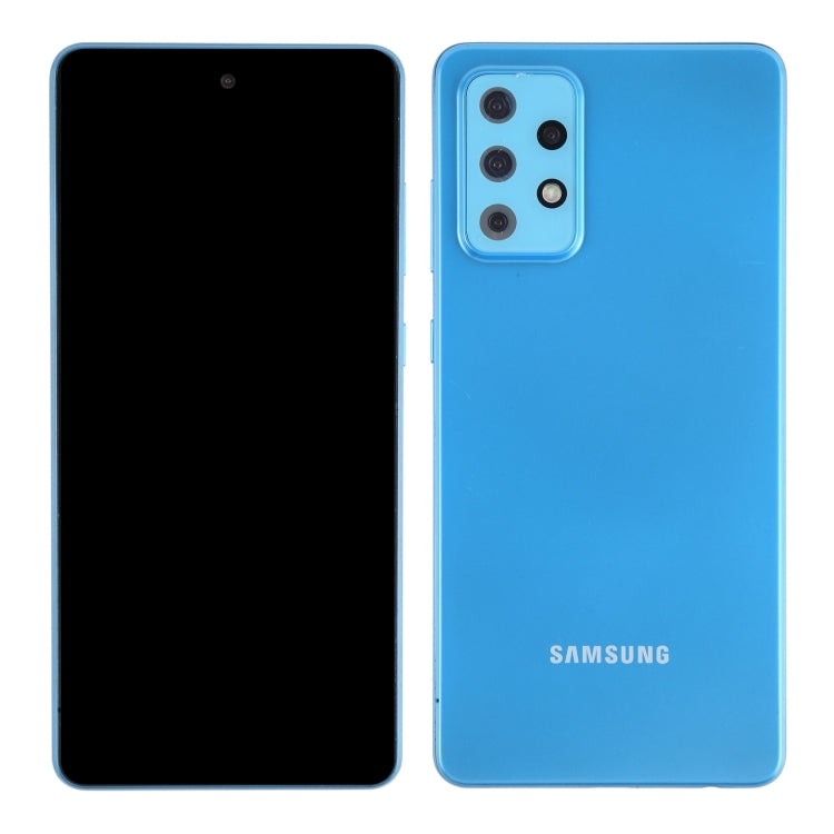 Para Samsung Galaxy A72 5G Pantalla negra Modelo de pantalla ficticia falsa que no funciona (Azul)