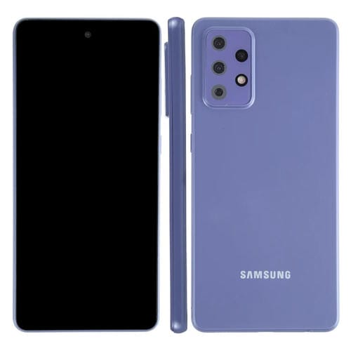 Para Samsung Galaxy A72 5G Pantalla negra Modelo de pantalla ficticia falsa que no funciona (Púrpura)