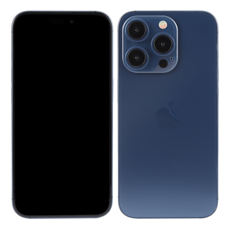 Pantalla Ficticia para iPhone 15 Pro Max con Pantalla Negra (Azul)